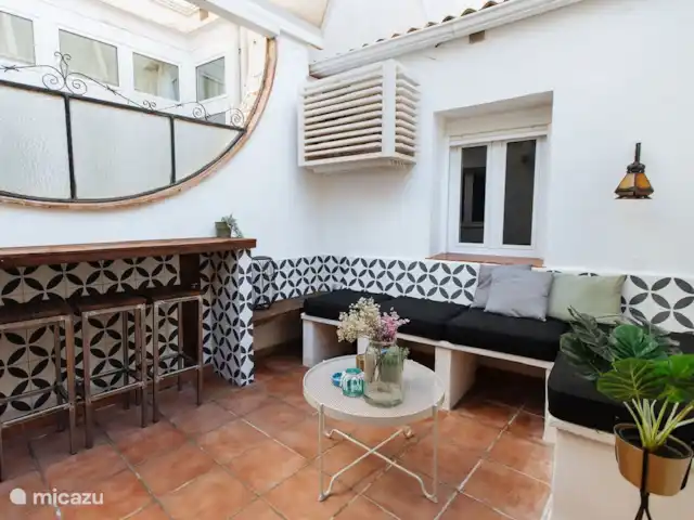 Casa Riad met ruim privé terras huren in Spanje, Costa del Sol, Málaga - appartement Patio