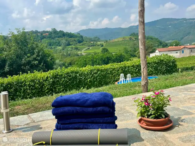 Villa al Plin huren in Italië, Piëmont, Vesime - villa In Villa al Plin komen ook sportieve gasten aan hun trekken. Het gebied is prachtig voor liefhebbers van wielrennen, wandelen, hardlopen, yoga, zwemmen, noem het maar op.