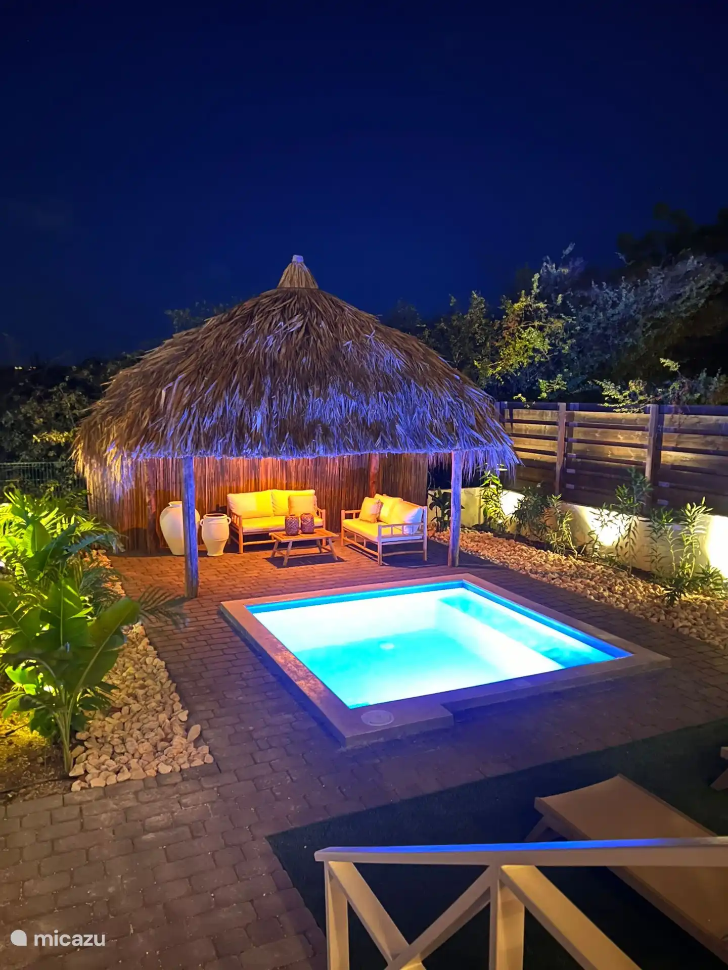 Es ist auch wunderbar, abends zu bleiben.