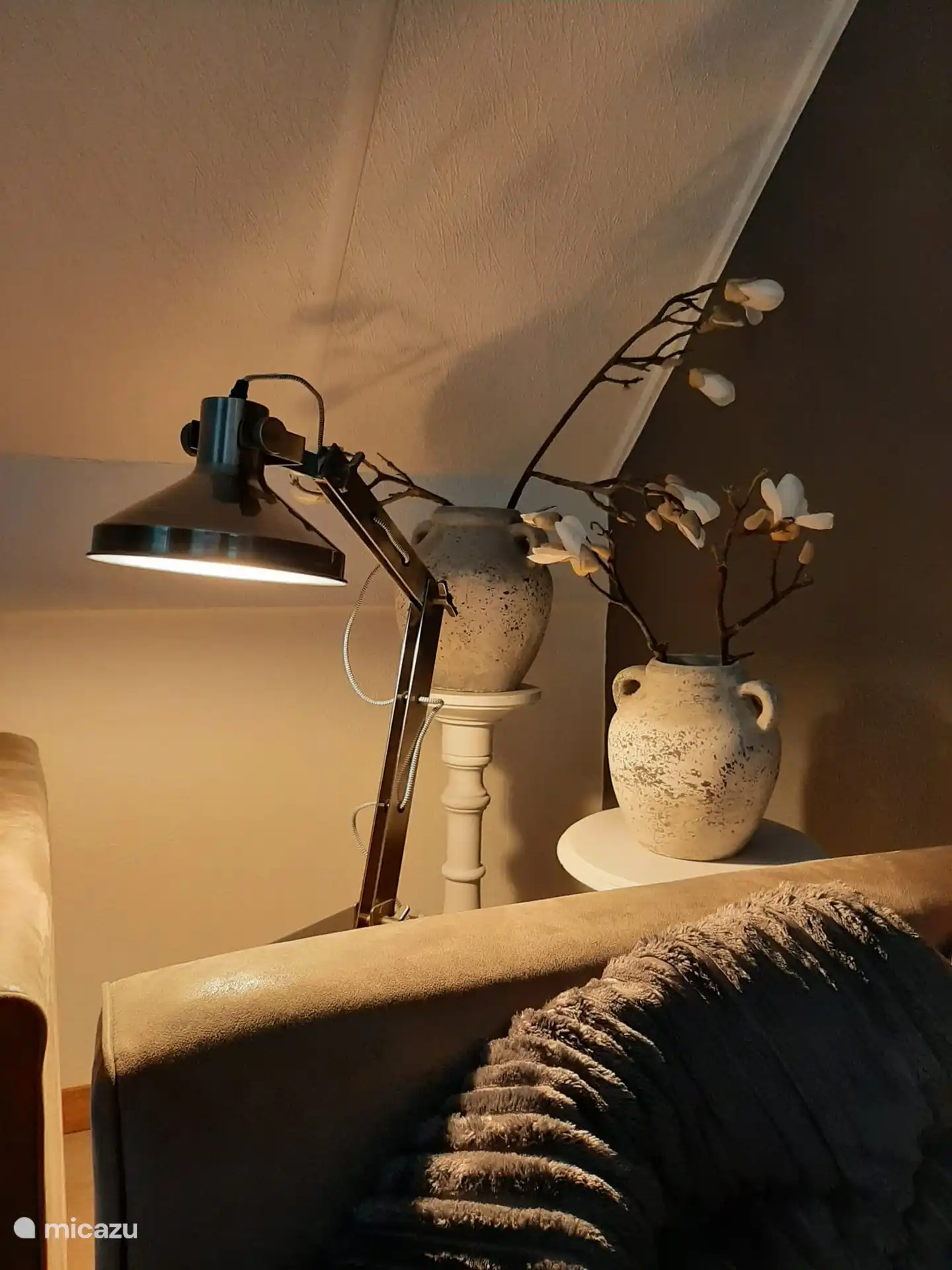 Gemütliche Leseecke.