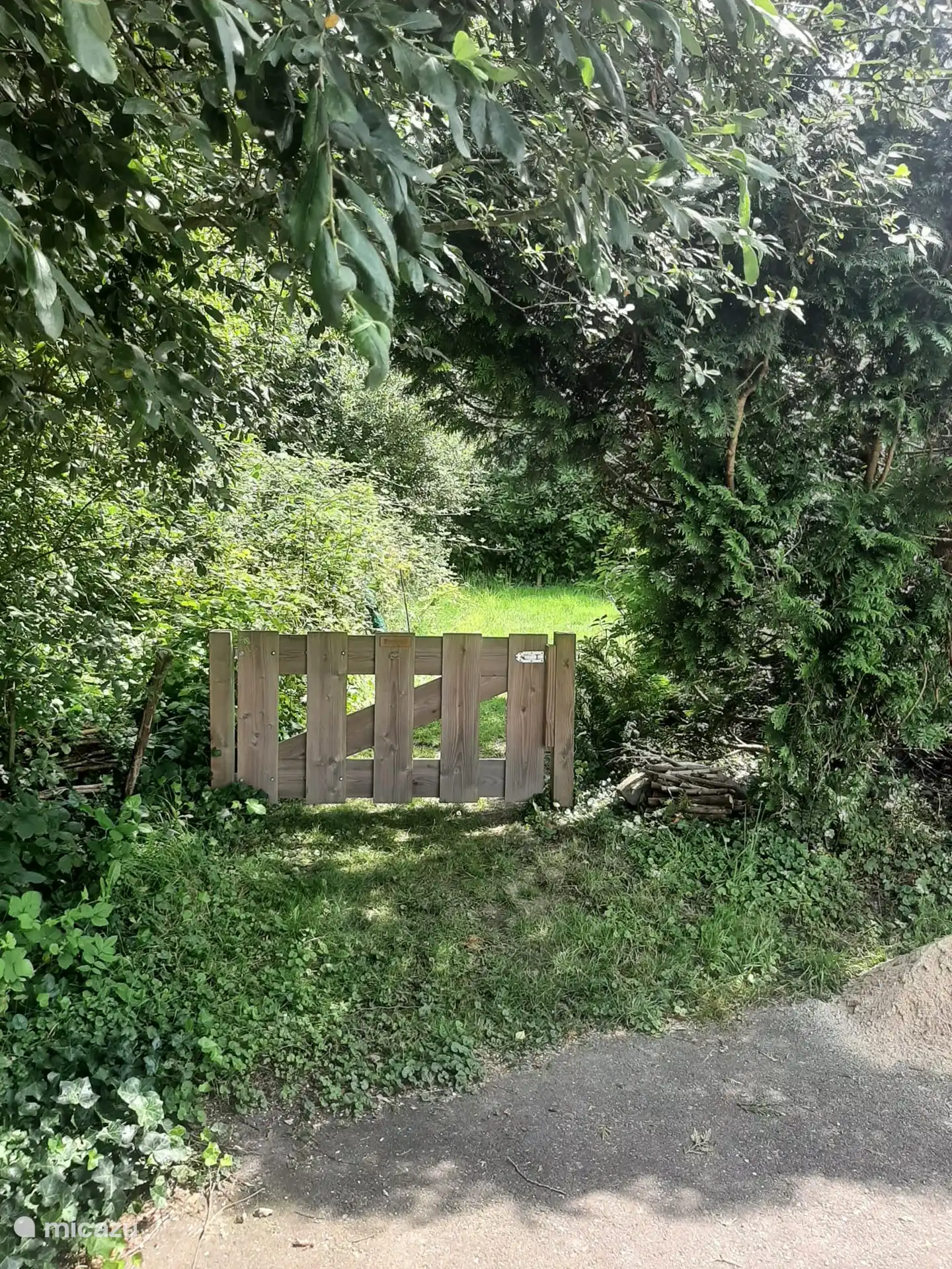 Tor hinterer Garten.