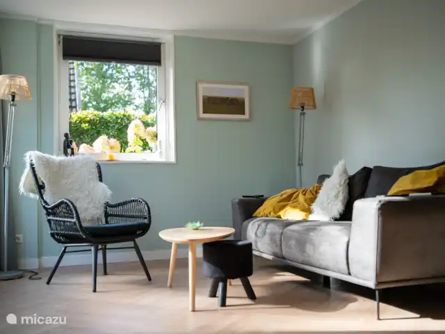 De Pimpelmees en Países Bajos, Frise, Boijl - casa vacacional Nuestra acogedora sala de estar.