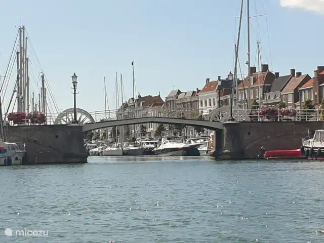 Paradis des vacances air marin | Pays-Bas, Zélande, Kamperland - maison de vacances Croisière dans le port de Middelbourg