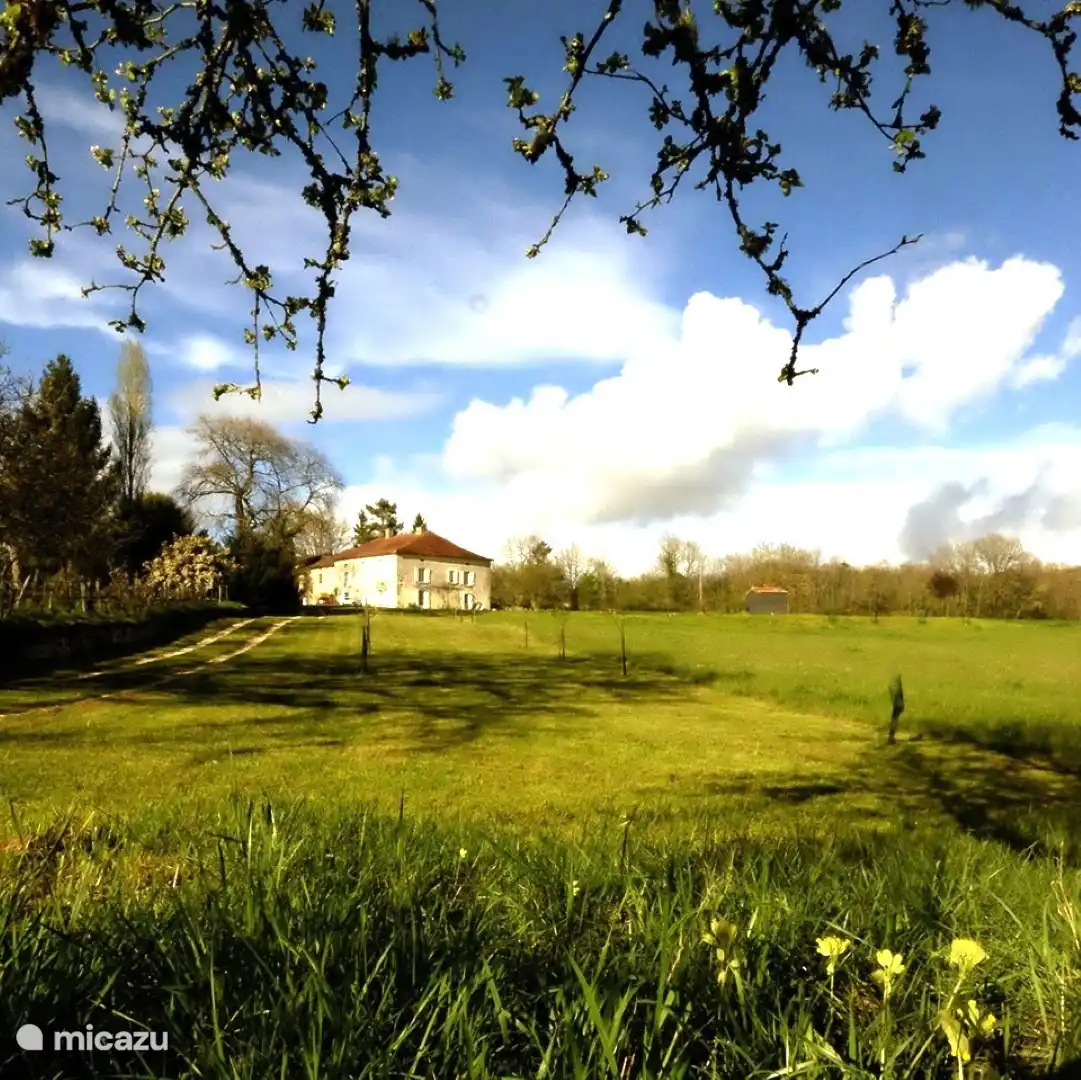 The holiday home and large garden