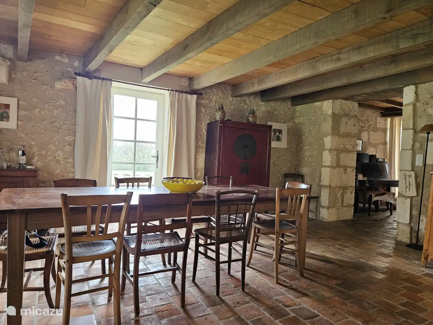 The dining room