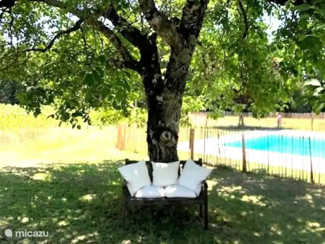 vakantiehuis huren in Frankrijk, Dordogne, La Tour-Blanche-Cercles – Blanchetoure Tuin en zwembad