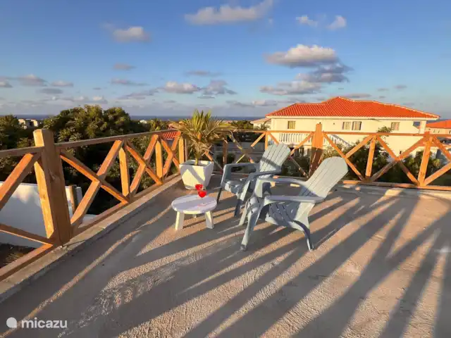 Perla di Solo | Curaçao, Banda Abou (ouest), Big Mountain - villa La pièce maîtresse, la terrasse sur le toit avec une vue fantastique !