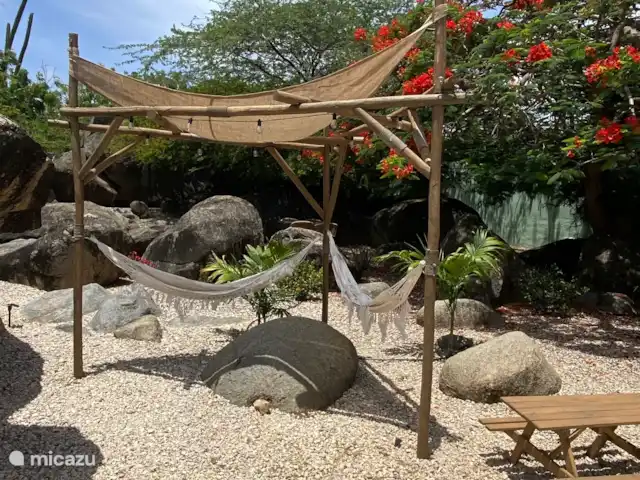 Ruim familieverblijf op Aruba huren in Aruba, Noord, Noord - appartement heerlijk genieten in onze mooie tuin
