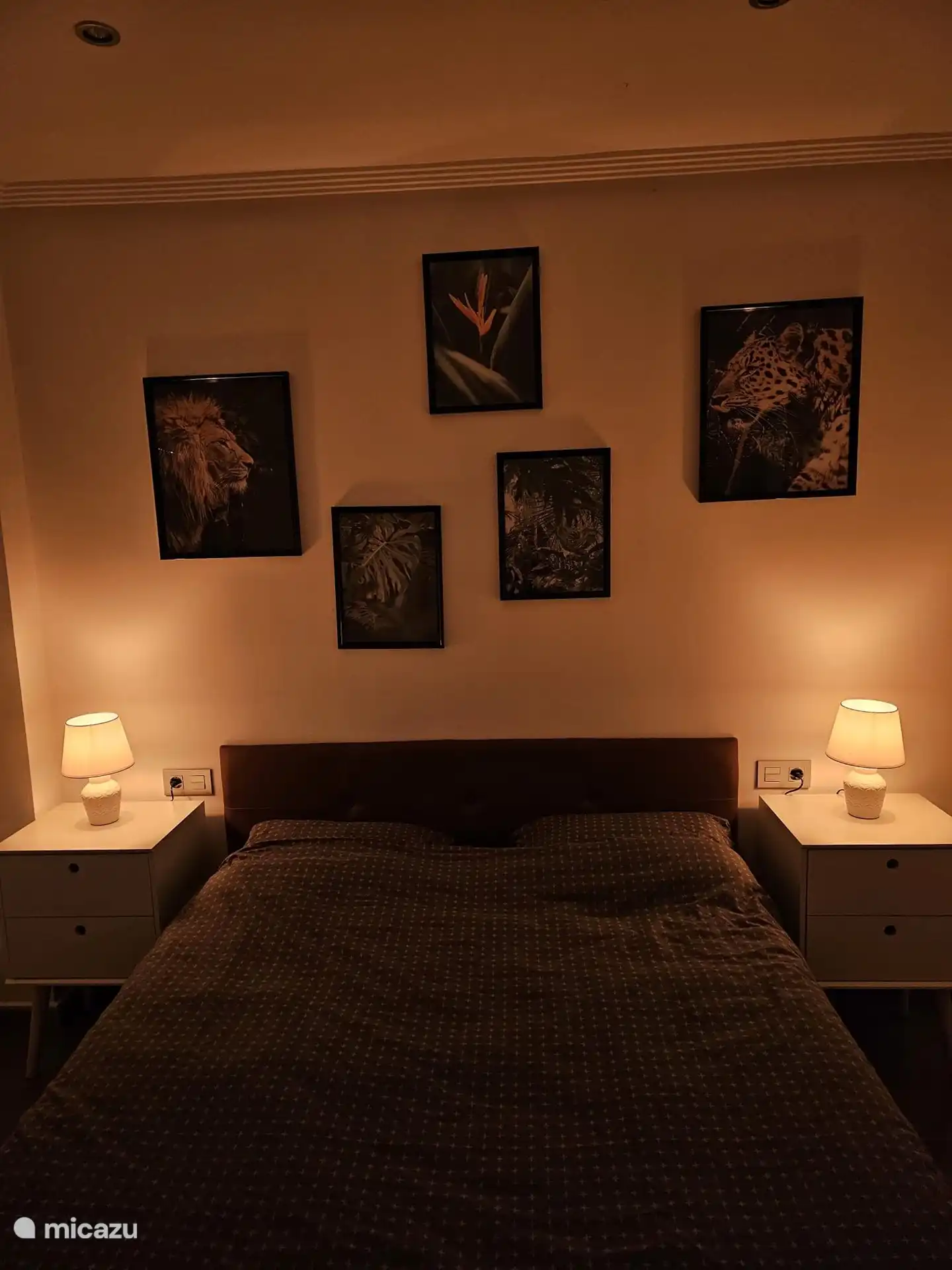 Bedroom with 2 beds and spacious closet