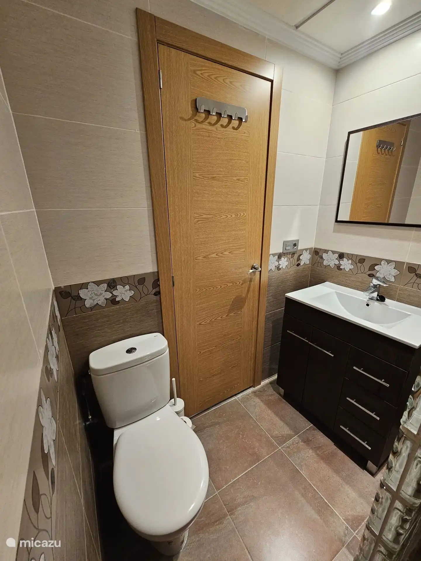 Bathroom with toilet and sink