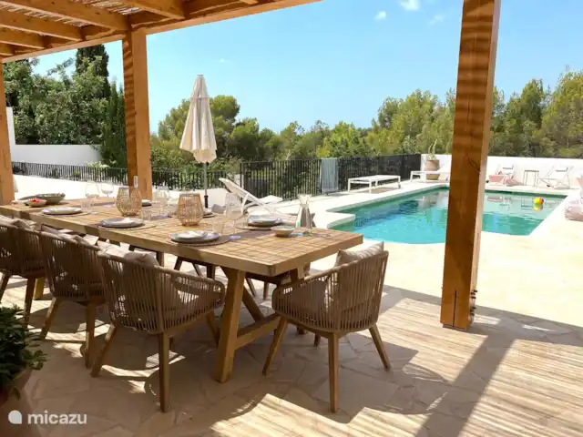 Casa Mana huren in Spanje, Costa Blanca, Moraira - villa Heerlijk eten onder de overkapping