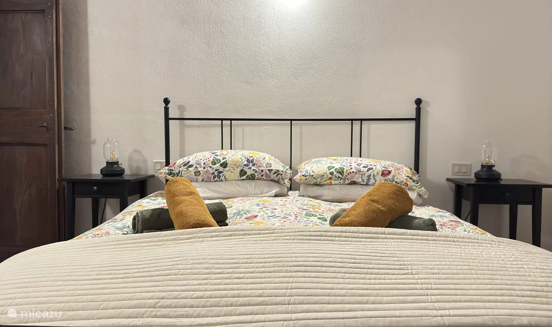 Schlafzimmer von Terra, der unteren Wohnung