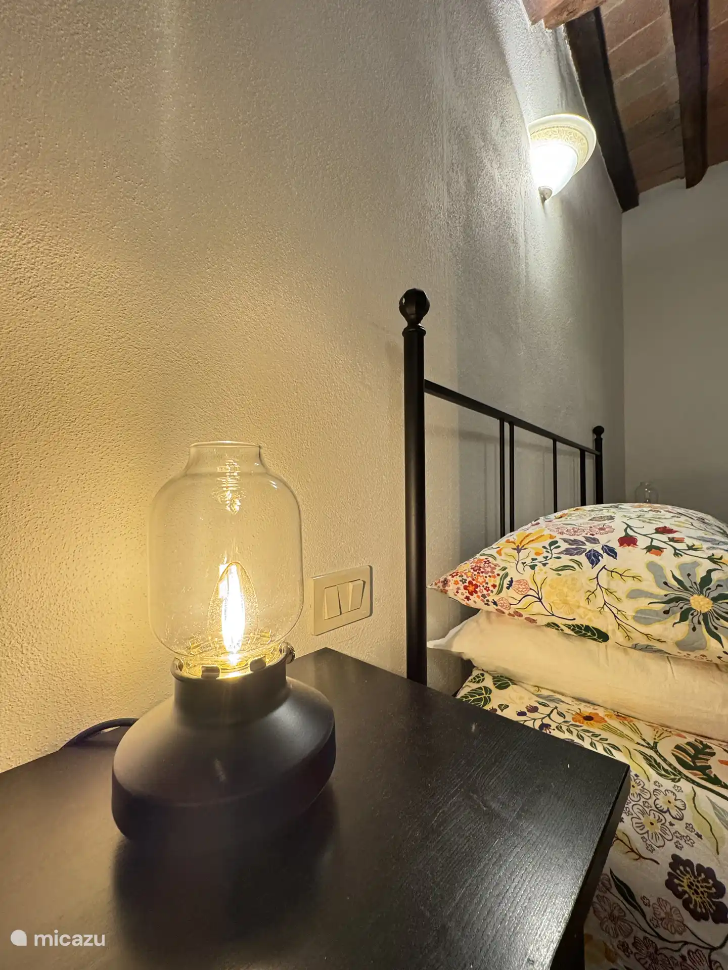 Schlafzimmer von Terra, der unteren Wohnung