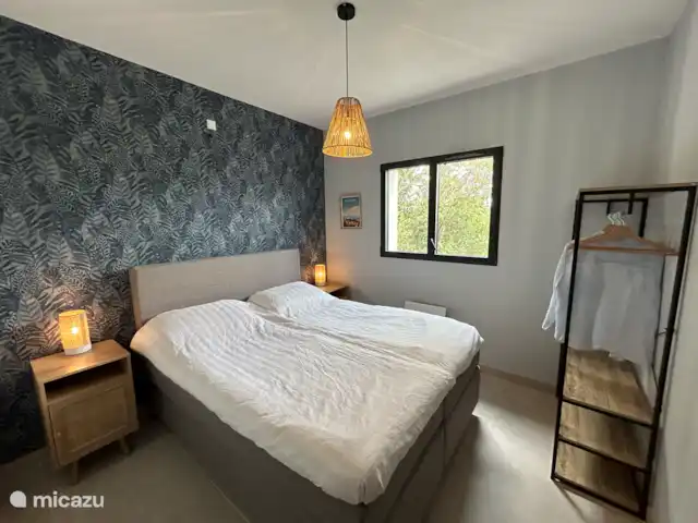 villa huren in Frankrijk, Var, Flayosc – Hagelnieuwe villa in de Var Slaapkamer 2, met boxspring van Viking. 160 x 200 cm