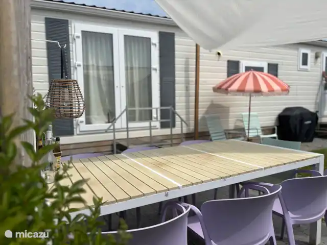 Chalet VakAnsie ! | Pays-Bas, Zélande, Nieuwvliet - chalet le jardin avec BBQ