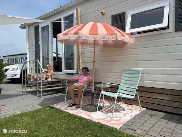 Chalet VakAnsie ! | Pays-Bas, Zélande, Nieuwvliet - chalet Le jardin / terrasse