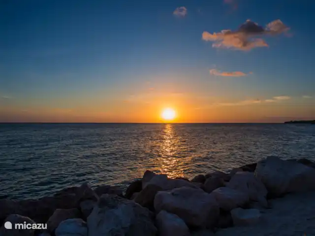 Mooi appartement op Blue Bay huren in Curaçao, Curacao-Midden, Blue Bay - appartement Fantastische zonsondergang