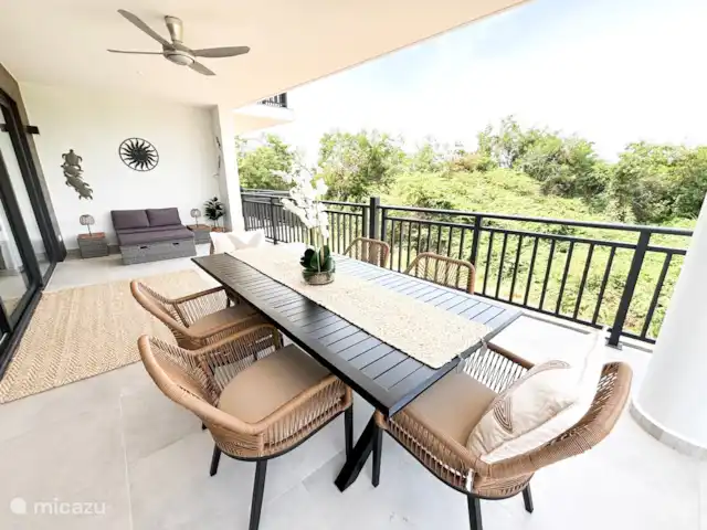 Mooi appartement op Blue Bay huren in Curaçao, Curacao-Midden, Blue Bay - appartement Heerlijk terras met uitzicht op Blue Bay