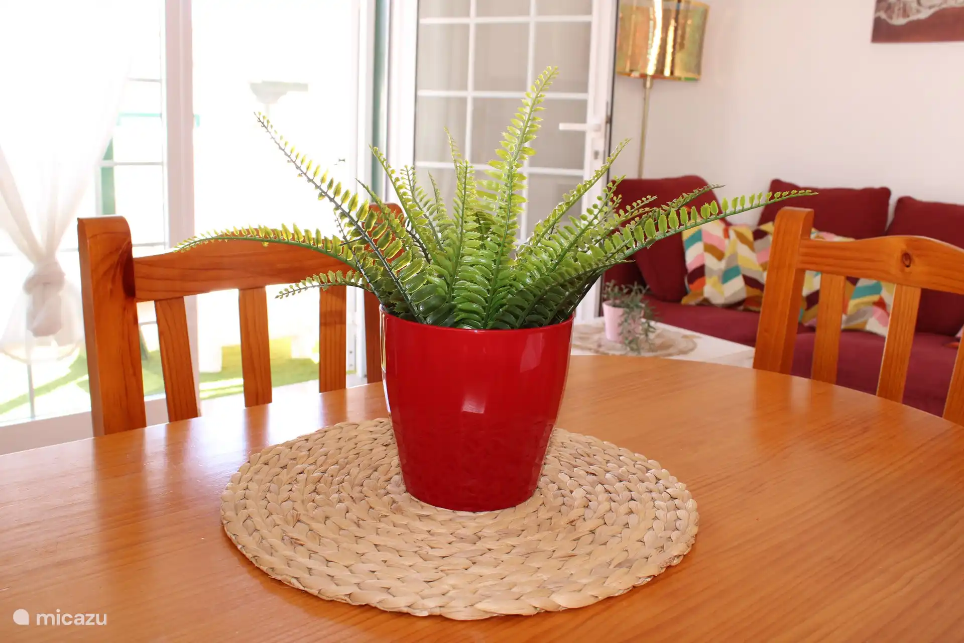 Esstisch im Obergeschoss