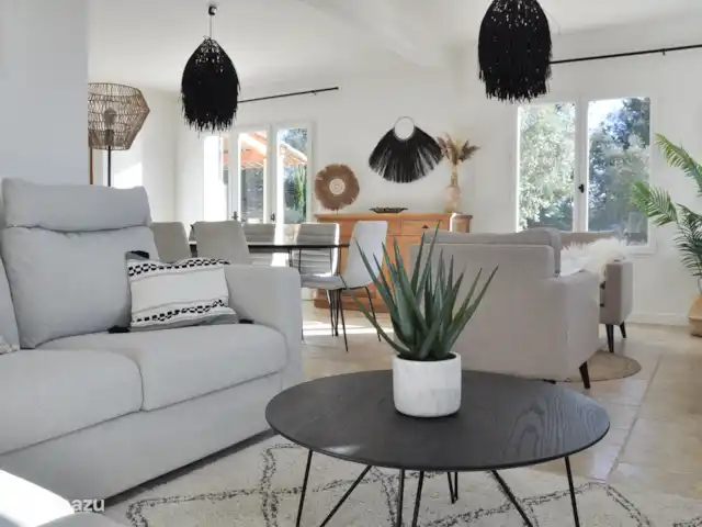 Villa Ciel Bleu | France, Var, Flayosc - villa Salon avec coin salon et télévision intelligente