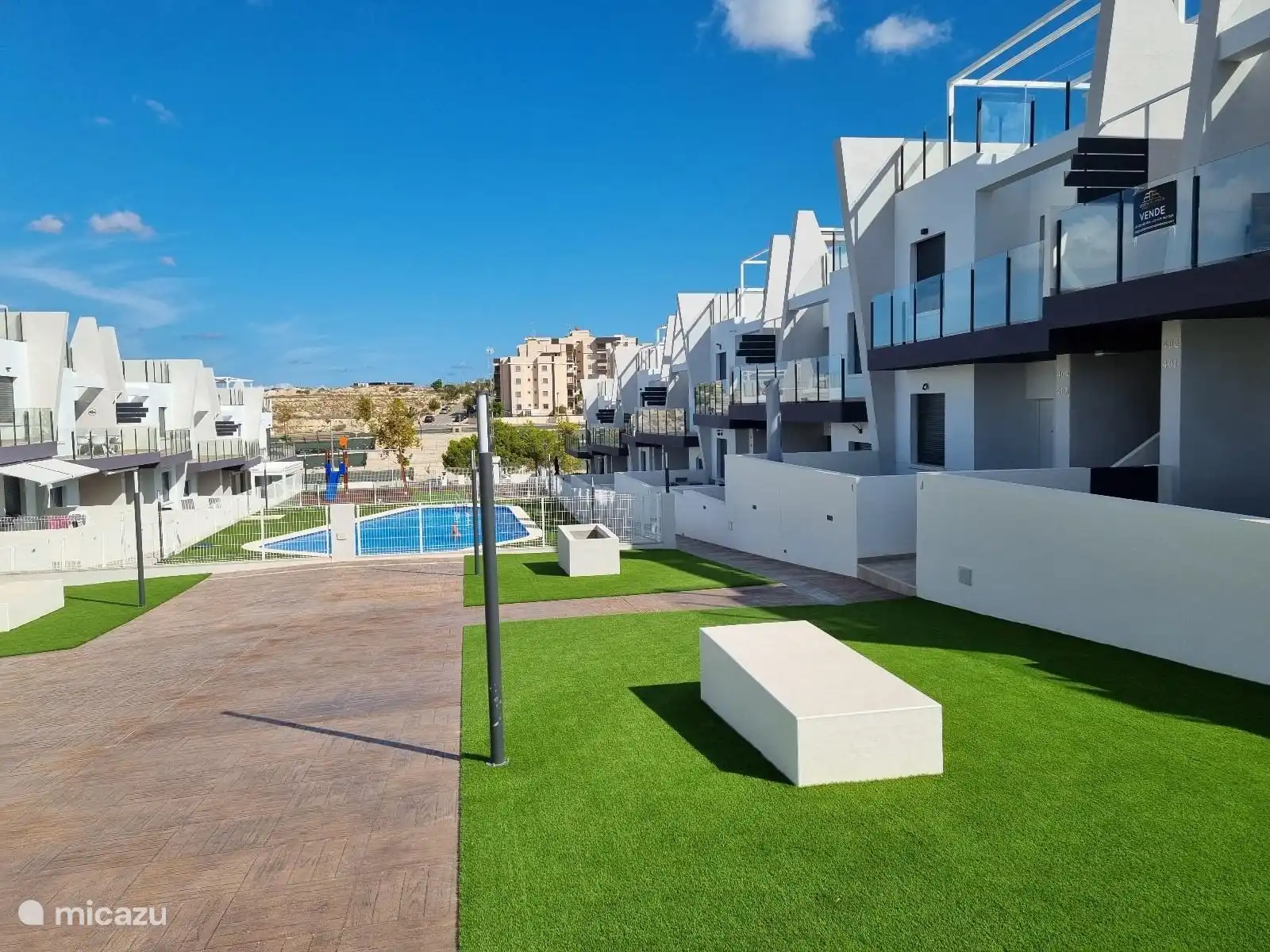 Unser Neubaukomplex in San Miquel des Salinas. 