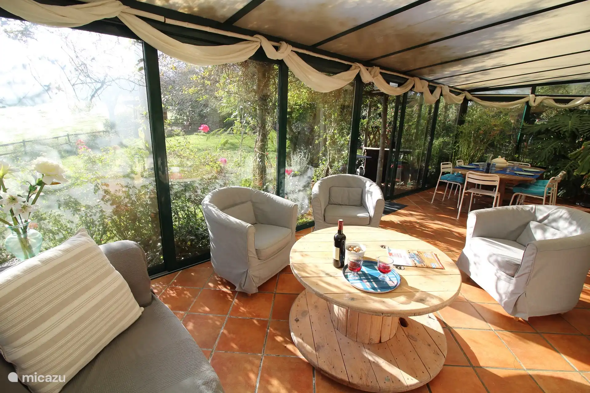 Sitzbereich auf der Veranda