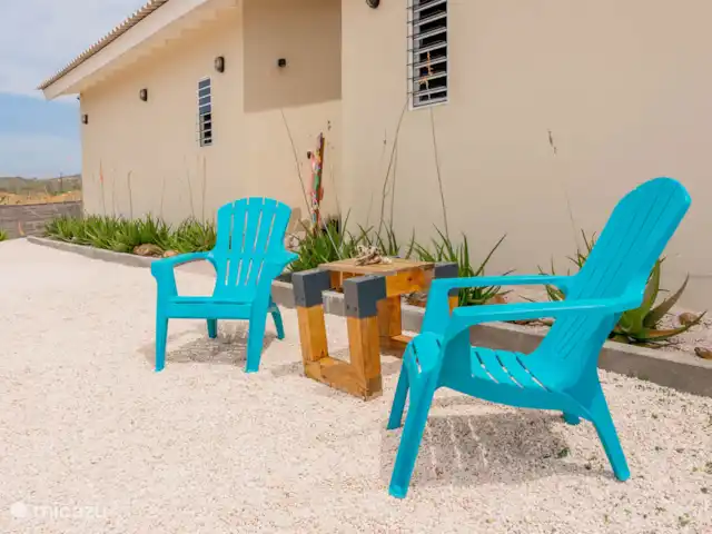 Location de Vacances Curaçao, Banda Abou (ouest), Hofi Abou, maison de vacances - Bunitesa di bida - Kas Chogogo devant