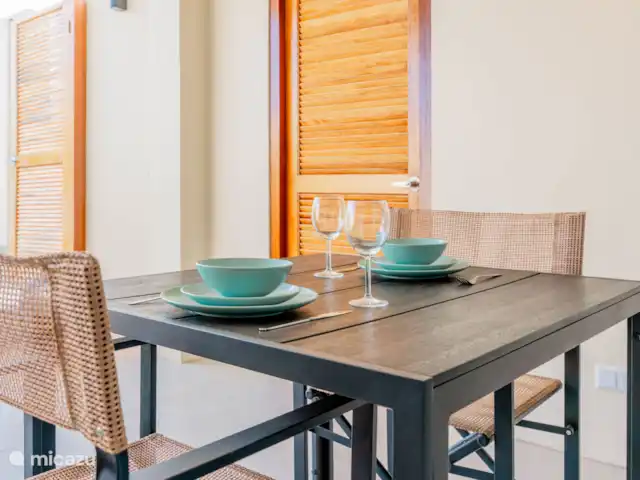Location de Vacances Curaçao, Banda Abou (ouest), Hofi Abou, maison de vacances - Bunitesa di bida - Kas Chogogo Mettre la table