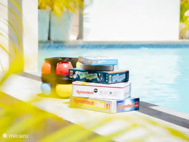 Location de Vacances Curaçao, Banda Abou (ouest), Hofi Abou, maison de vacances - Bunitesa di bida - Kas Chogogo Jeux présents dans votre maison de vacances