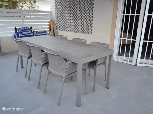 Maison de plage Playa Argentina | Espagne, Costa Blanca, Guardamar del Segura - maison de vacances Terrasse près du salon/cuisine