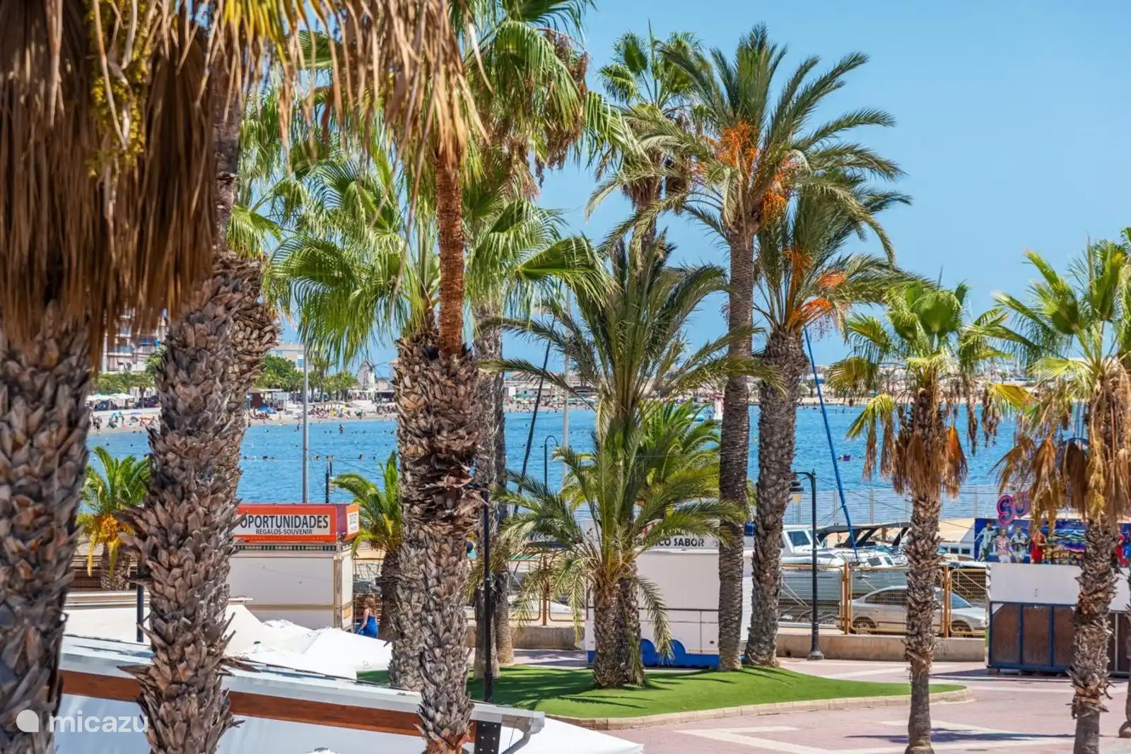 Blick auf den Strand