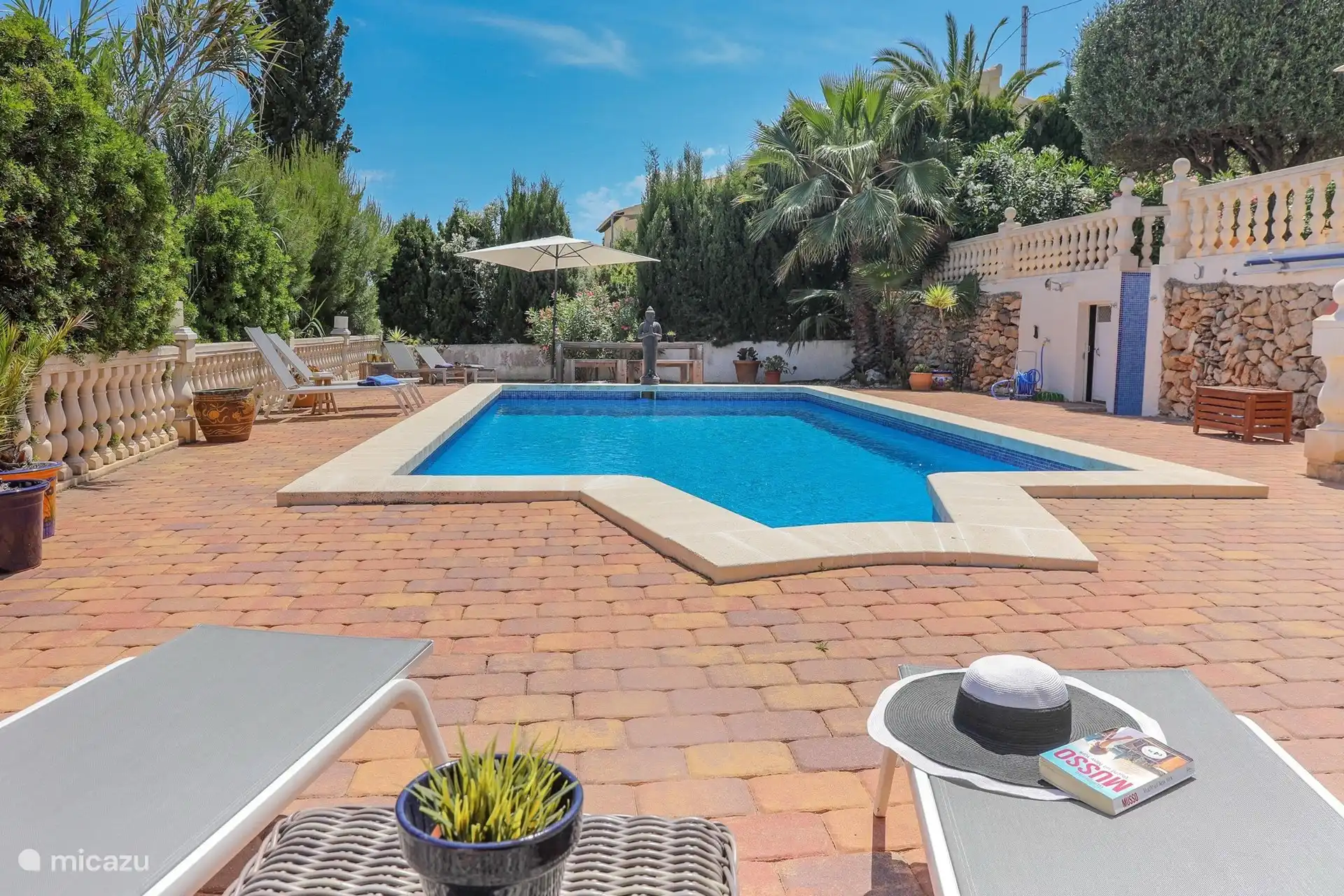 met een boek of toch eerst even zwemmen?