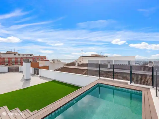 Tokai Residence Casa Arco iris huren in Spanje, Murcia, San Pedro del Pinatar - appartement dak terras met zwembad