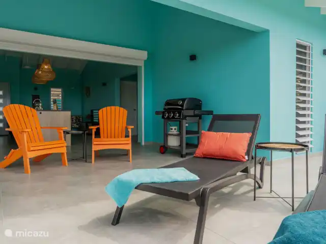 Villa Rolise *Zeezicht* huren in Curaçao, Banda Abou (west), Fontein - villa Chillen bij het zwembad!