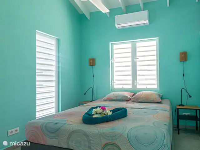 Villa Rolise *Zeezicht* huren in Curaçao, Banda Abou (west), Fontein - villa Slaapkamer 3 met heerlijke bedden en goede matrassen
