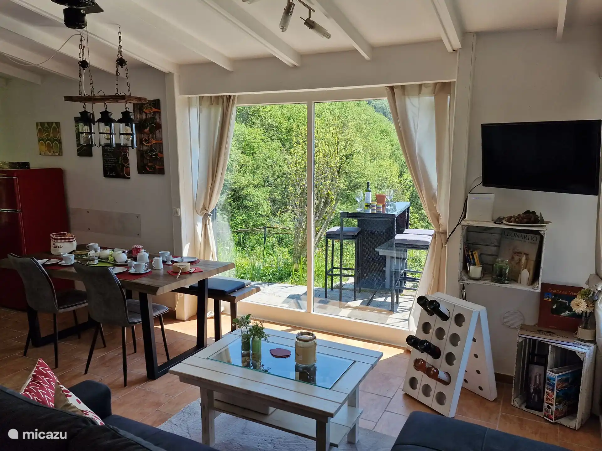 Vista desde la sala de estar