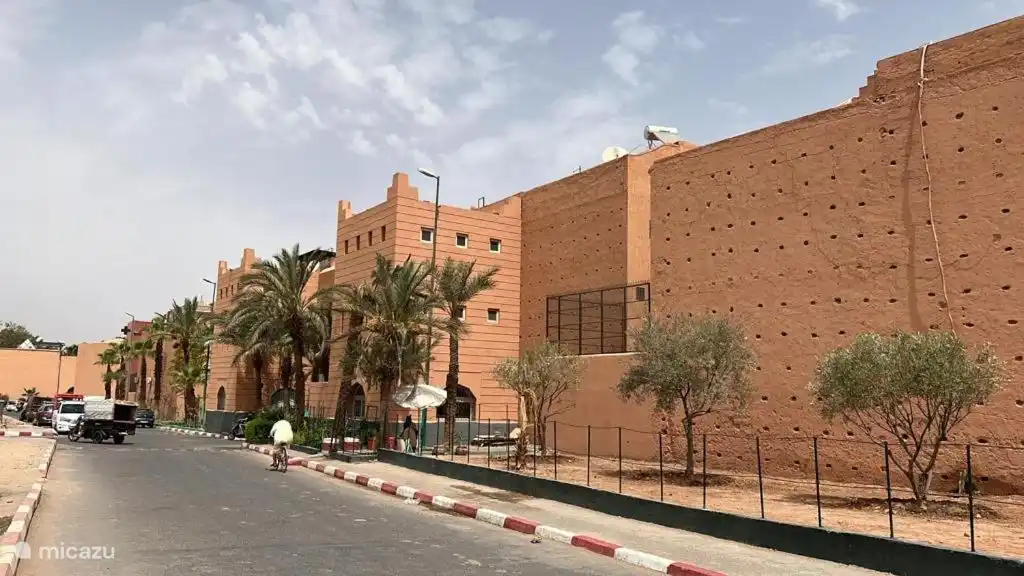 The exterior of the residence