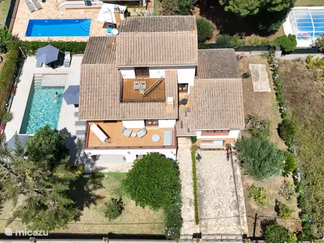 Casa Hermanos | Espagne, Costa Brava, Calonge - maison de vacances Vue panoramique de la maison