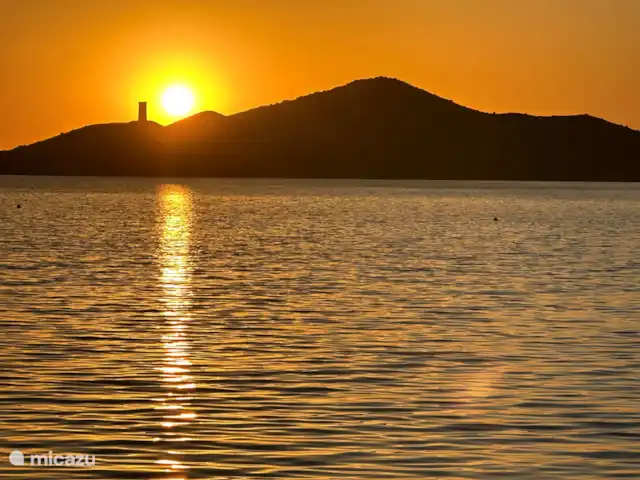 Club de playa Nueva Ribera con bicicletas en España, Costa Cálida, Los Alcázares - apartamento Puesta del sol