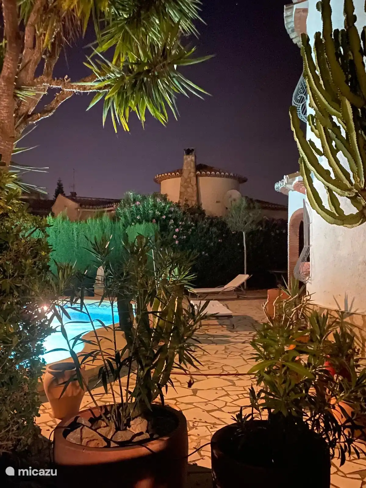 terrace in the evening