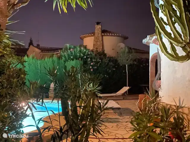 Casa Ameling huren in Spanje, Costa Blanca, Els Poblets - villa terras in de avond