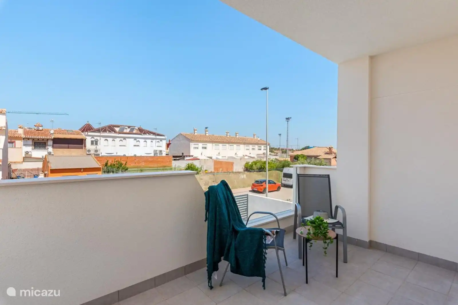 Blick auf die Dachterrasse 