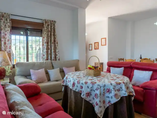 Le Mirador del Abuelo | Espagne, Costa del Sol, Comares - gîte / cottage Salon vu de la cuisine.