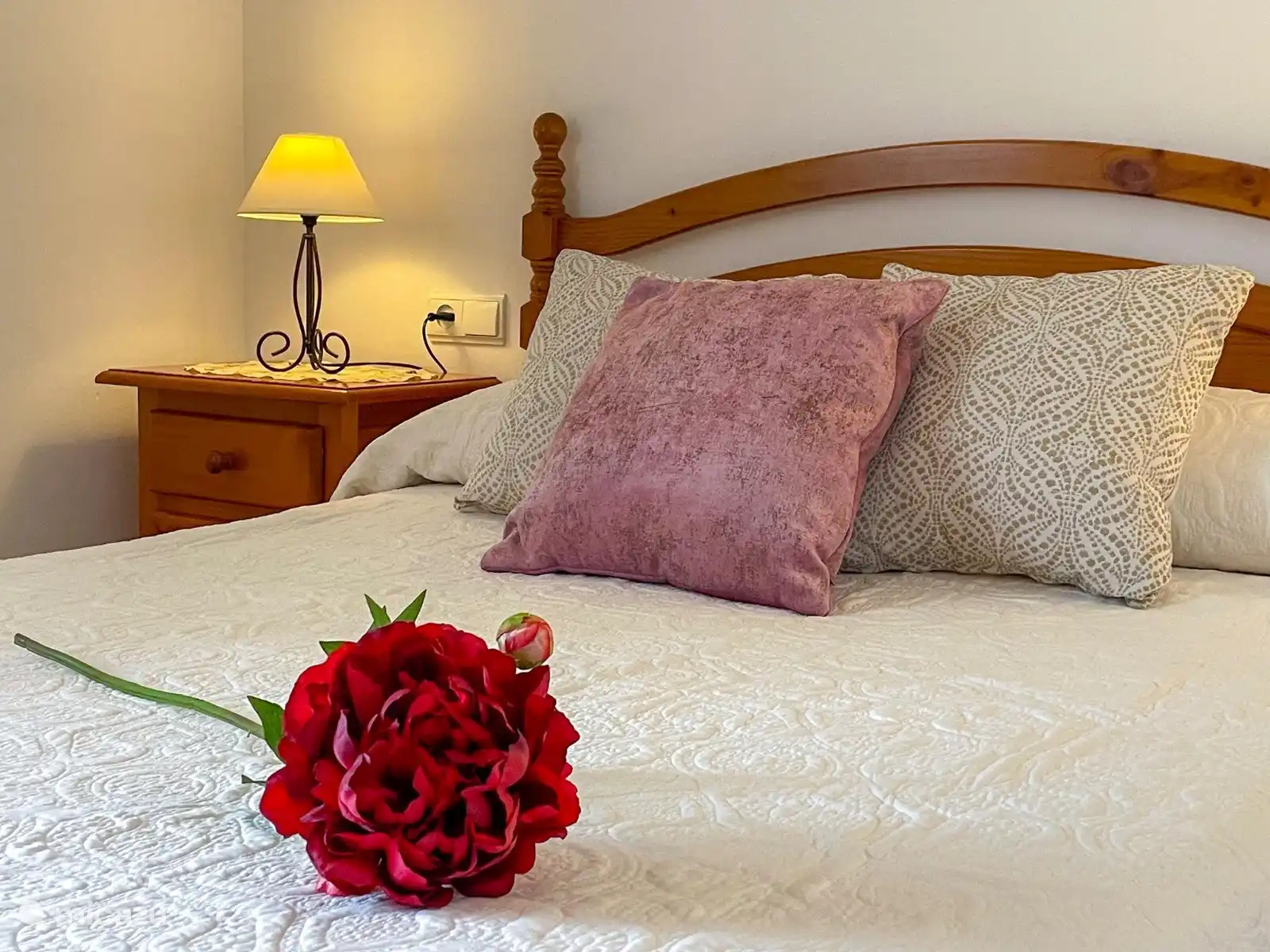 Detail des Doppelzimmers.