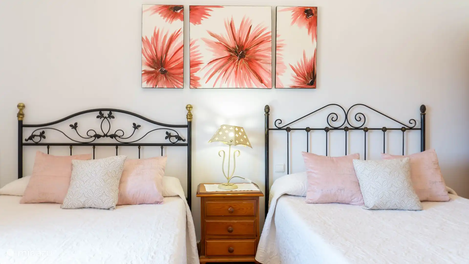 Detail des Vierbettzimmers.