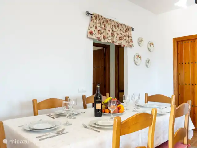 Le Mirador del Abuelo | Espagne, Costa del Sol, Comares - gîte / cottage Vue de la salle à manger.