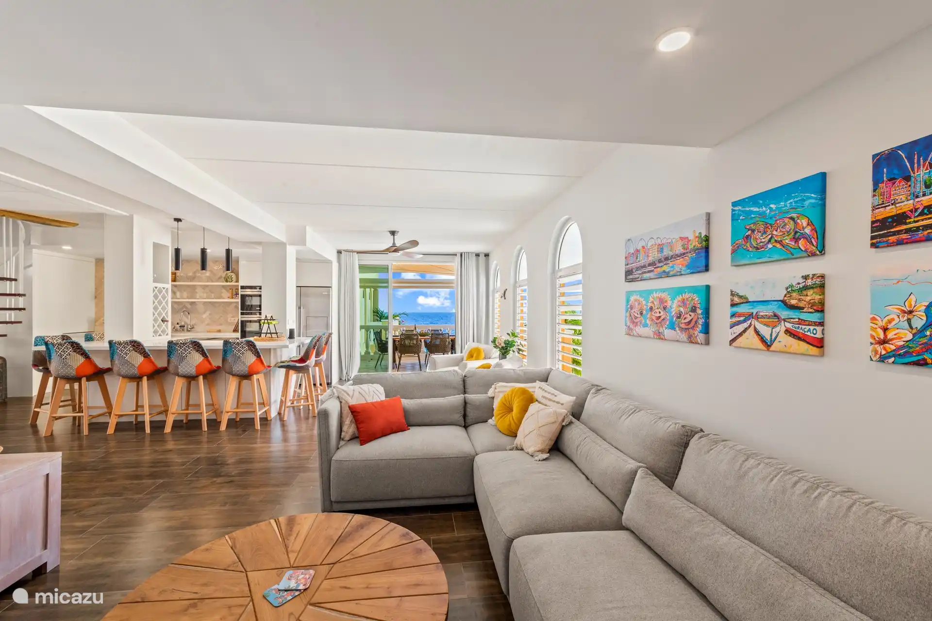 Vom Wohnzimmer aus gesehen