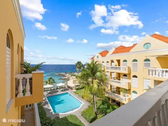 The Roof, appartement huren in Curaçao, Curacao-Midden, Willemstad - appartement Balkon met super uitzicht