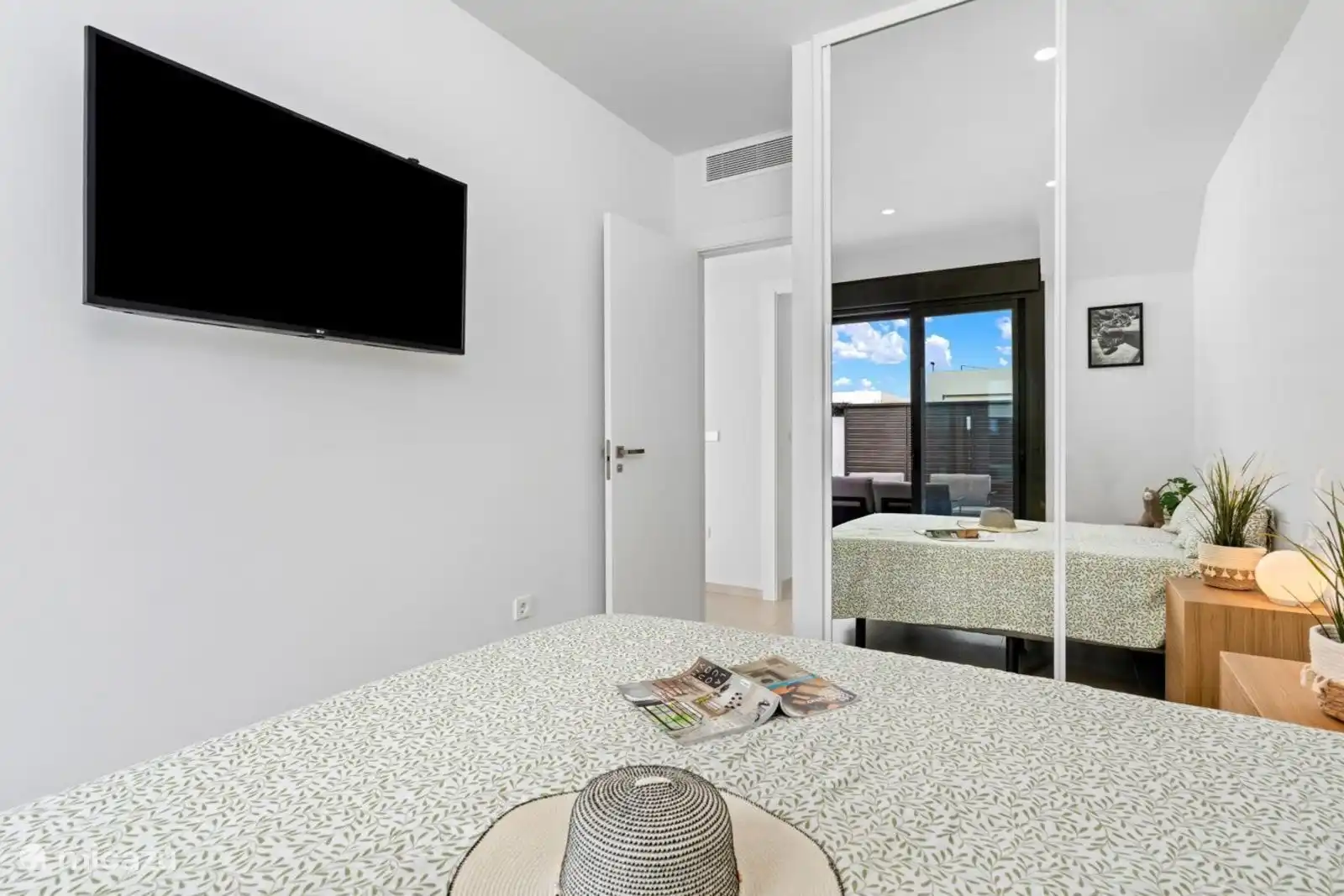 das Schlafzimmer für zwei Personen 