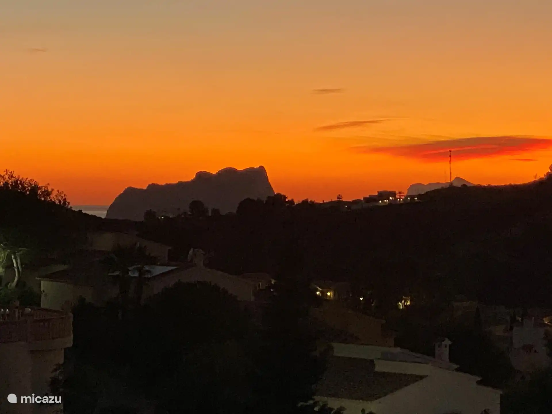 Our sunsets from the villa